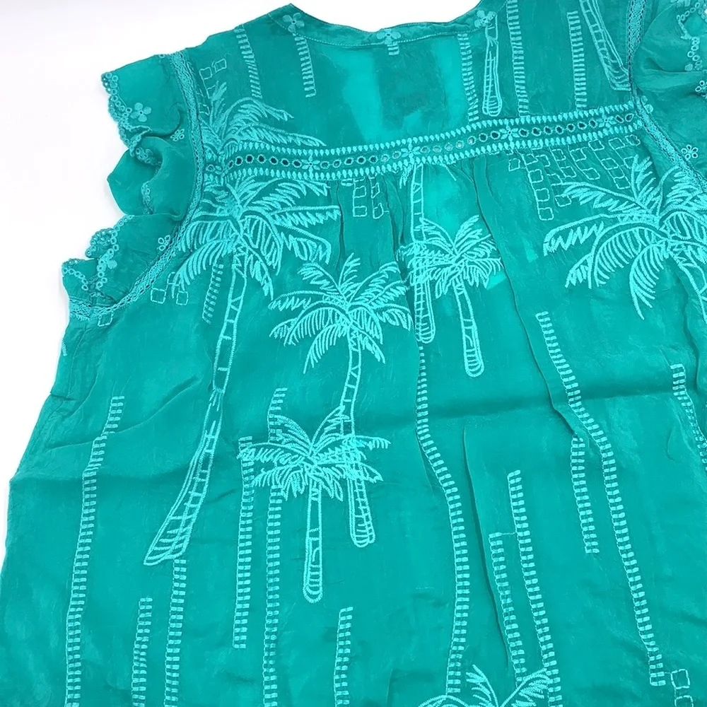 Johnny Was Palm Oriana Embroidered Tunic Size Small - Picture 5 of 16